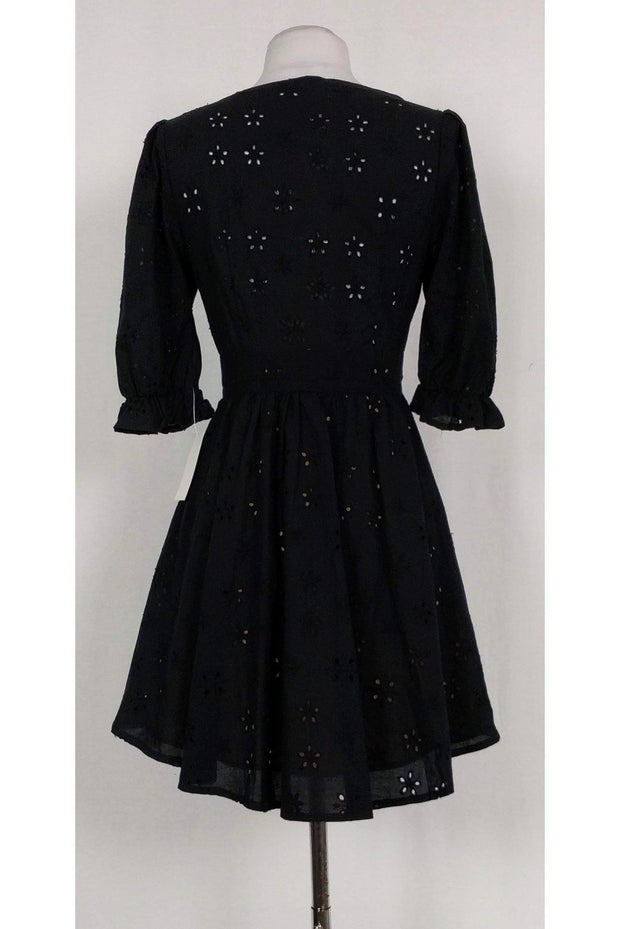 Current Boutique-For Love & Lemons - Black Eyelet Dress Sz S