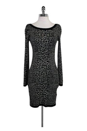 Current Boutique-French Connection - Animal Print Knit Dress Sz 8