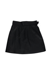 Current Boutique-French Connection - Black Goldenburg Leather Skirt Sz 8