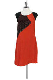 Current Boutique-French Connection - Orange Sequin Dress Sz 8