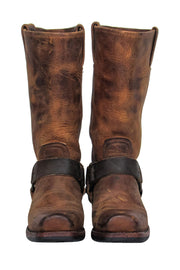 Current Boutique-Frye - Brown Western-Style Calf High Boots Sz 6