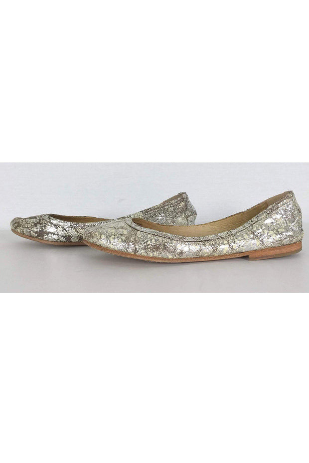 Current Boutique-Frye - Crackled Carson Ballet Flat Sz 9