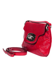 Current Boutique-Furla - Red Patent Leather Convertible Crossbody