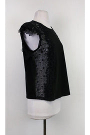 Current Boutique-Giambattista Valli - Black Lace Top Sz 6