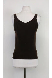 Current Boutique-Giorgio Armani - Cashmere Brown Tank Sz 8