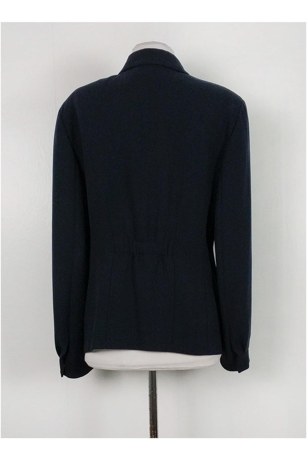 Current Boutique-Giorgio Armani - Navy Blue Wool Blazer Sz 8