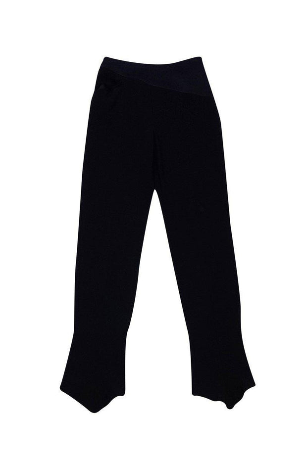 Current Boutique-Giorgio Armani - Navy Wool & Silk Pants Sz 2