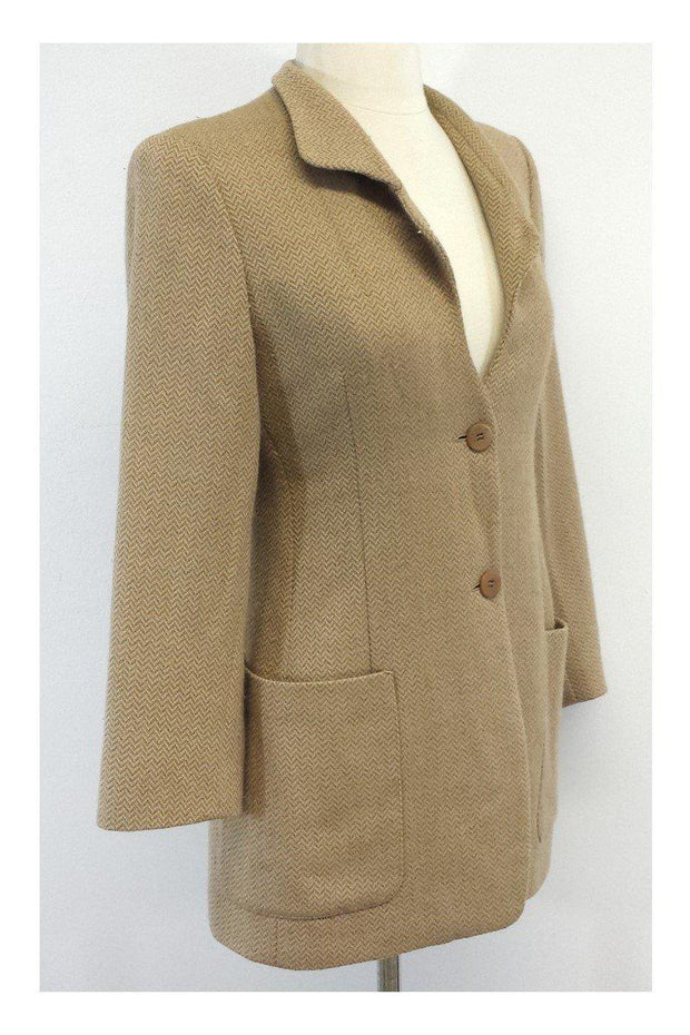 Current Boutique-Giorgio Armani - Wool Chevron Blazer Sz 4