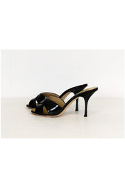 Current Boutique-Giuseppe Zanotti - Black Slip On Heels Sz 5