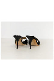 Current Boutique-Giuseppe Zanotti - Black Slip On Heels Sz 5