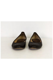 Current Boutique-Giuseppe Zanotti - Brown Embossed Flats Sz 8.5