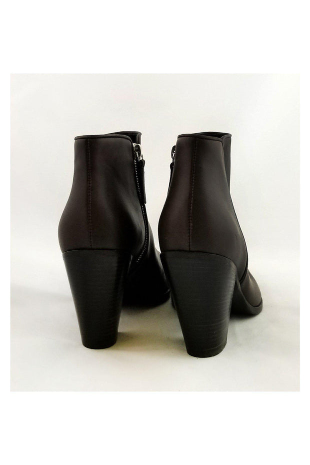 Current Boutique-Giuseppe Zanotti - Brown Leather Booties Sz 10