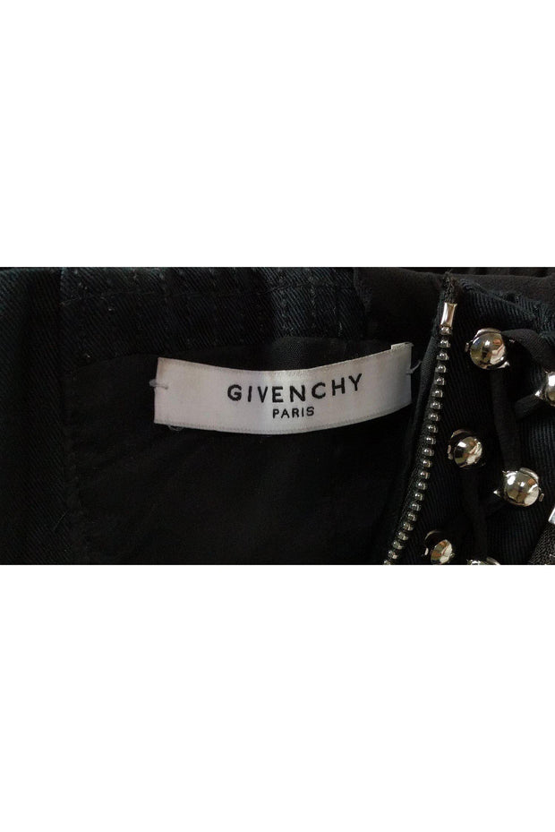 Current Boutique-Givenchy - Black Strapless Corset Dress Sz 8