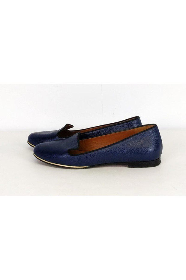 Current Boutique-Givenchy - Blue Flats w/ Gold Trim Sz 7.5