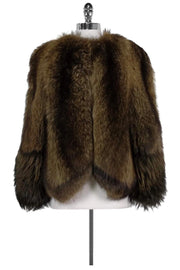 Current Boutique-Givenchy - Raccoon Fur Cape Sz 4