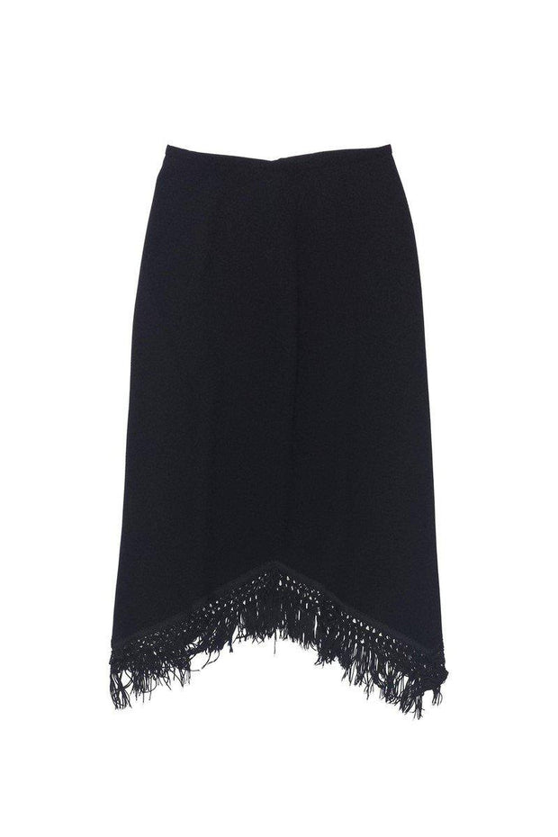 Current Boutique-Harolds - Black Skirt w/ Fringe Detail Sz 6