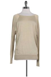 Current Boutique-Haute Hippie - Gold Sparkle Sweater Sz XS/S