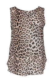 Current Boutique-Haute Hippie - Leopard Print Silk Tank Top Sz S