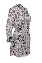 Current Boutique-Haute Hippie - White Floral Print Dress Sz XS