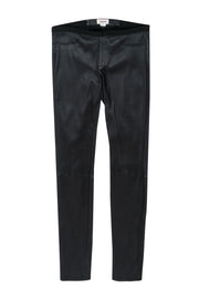 Current Boutique-Helmut Lang - Black Leather Leggings Sz 12