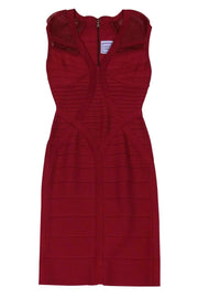 Current Boutique-Herve Leger - Red Bandage Dress Sz M