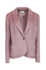 Current Boutique-Hobbs - Blush Wool Single Button Blazer Sz 14