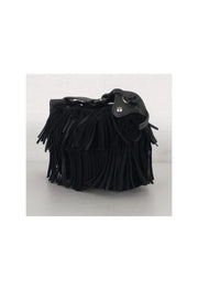 Current Boutique-Hogan - Black Suede Fringe Purse