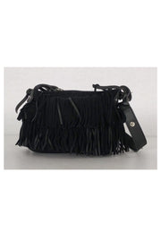 Current Boutique-Hogan - Black Suede Fringe Purse