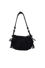 Current Boutique-Hogan - Black Suede Fringe Purse