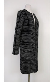 Current Boutique-Hugo Boss - Black & White Open Cardigan Sz XS