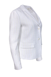 Current Boutique-Hugo Boss - White Woven Blazer Sz 8