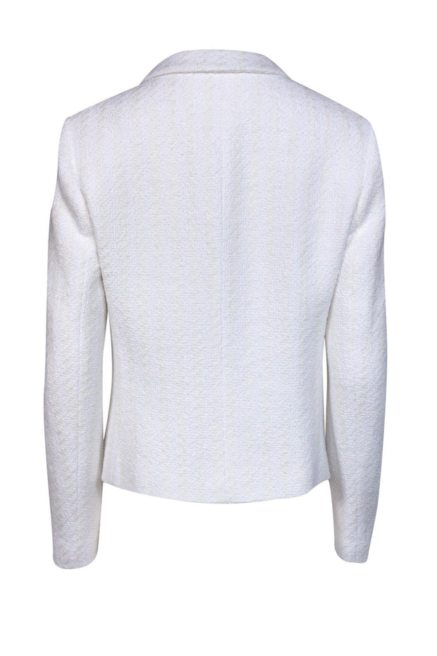 Current Boutique-Hugo Boss - White Woven Blazer Sz 8