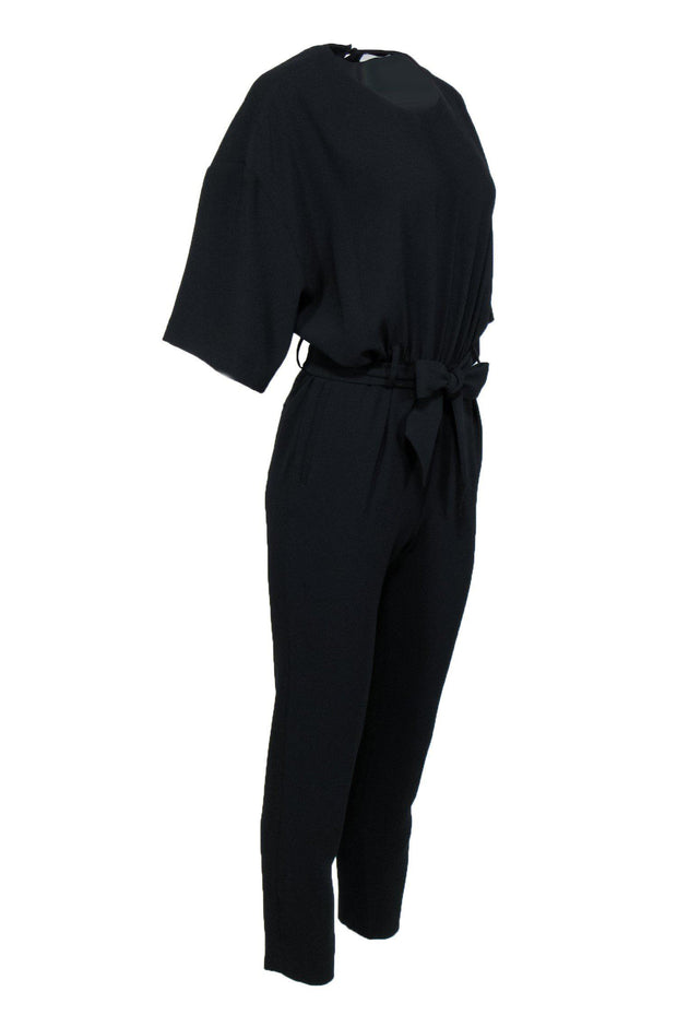 Current Boutique-IRO - Black Jumpsuit w/ Waist Tie Sz 4