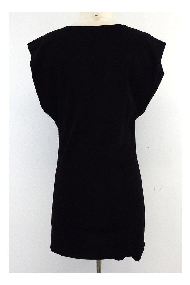 Current Boutique-IRO - Black Suede Shift Dress Sz XS