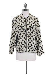 Current Boutique-IRO - Ferdy Black & White Jacket Sz 2