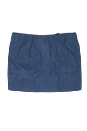 Current Boutique-Isabel Marant - Blue Demin Wash Mini Skirt w/ Tie Belt Sz 8