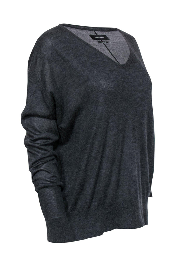 Current Boutique-Isabel Marant - Charcoal Cashmere Blend Sweater Sz 6