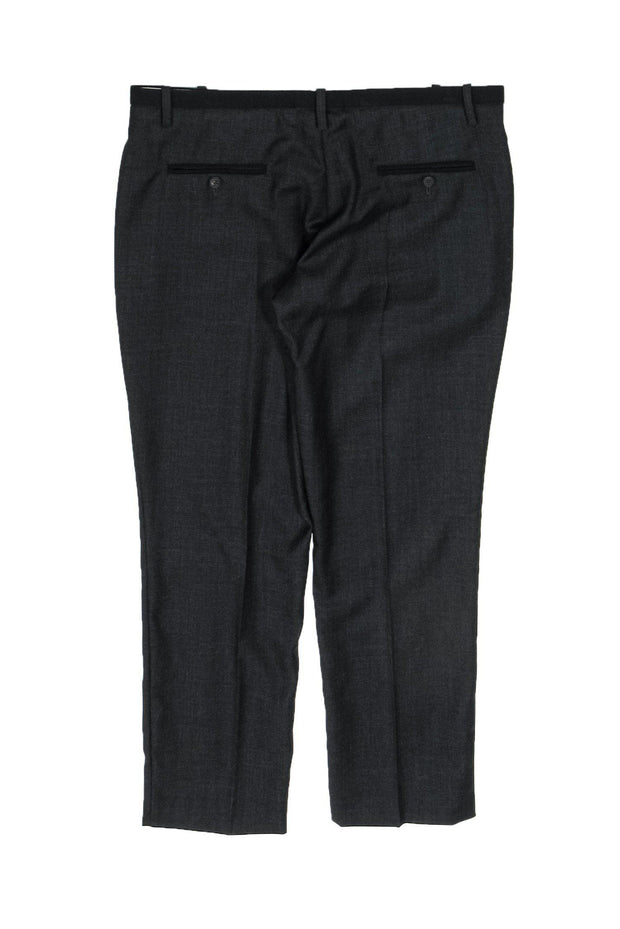 Current Boutique-Isabel Marant - Charcoal Virgin Wool Tapered Trousers Sz 2