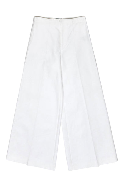 Current Boutique-Isabel Marant - White Wide Leg Denim Pants Sz 6