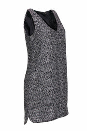 Current Boutique-J.Crew Collection - Black & White Tweed Sleeveless V-Neck Dress Sz 6