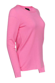 Current Boutique-J.Crew Collection - Bubblegum Pink Cashmere Sweater Sz M