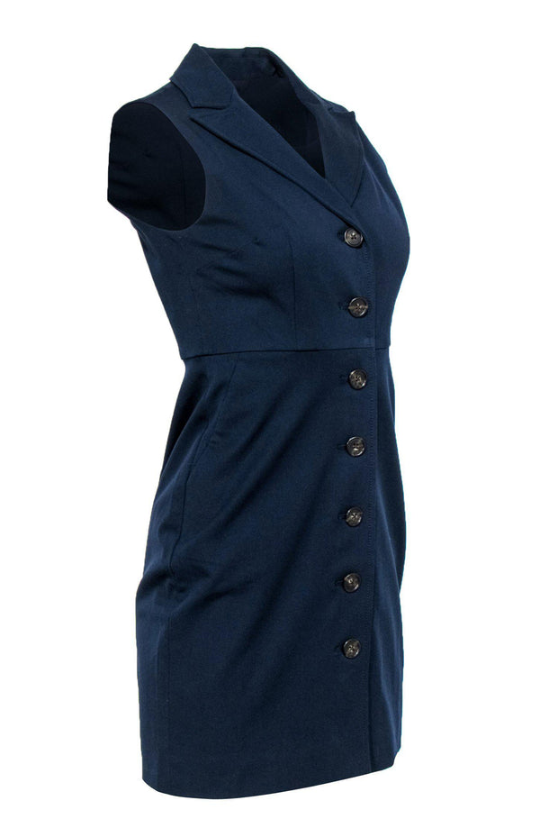 Current Boutique-J.Crew - Navy Blazer-Style Sheath Dress Sz 2P