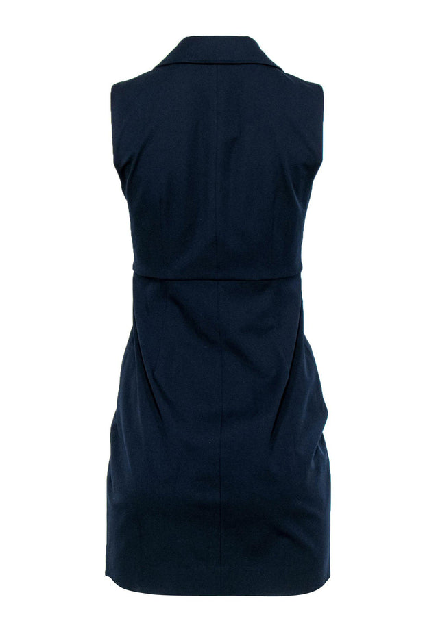 Current Boutique-J.Crew - Navy Blazer-Style Sheath Dress Sz 2P