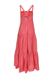 Current Boutique-J.Crew - Pink Sleeveless Tiered Maxi Dress Sz 8