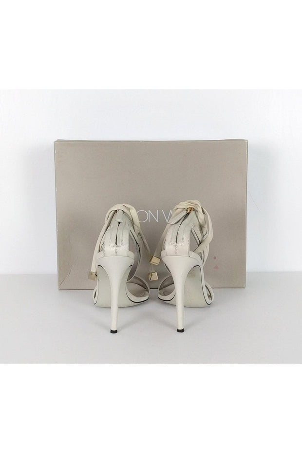 Current Boutique-Jason Wu - Ankle Strap White Heels Sz 9.5