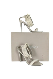 Current Boutique-Jason Wu - Ankle Strap White Heels Sz 9.5