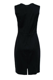 Current Boutique-Jason Wu - Black Twisted Front Midi Sheath Dress Sz 8