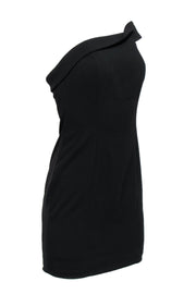 Current Boutique-Jay Godfrey - Black One Shoulder Dress Sz 4