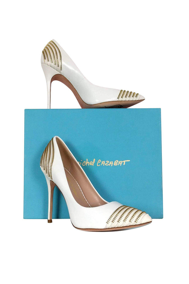 Current Boutique-Jean-Michel Cazabat - White Eternity Pumps Sz 6