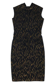 Current Boutique-Jean Paul Gaultier - Black & Gold Dress Sz 4